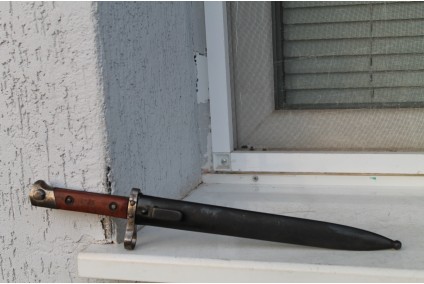 Original WWII Rare Austro-Hungary Mannlicher M95 Bayonet Knife.